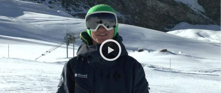 Ski school weather report from Saas Fee