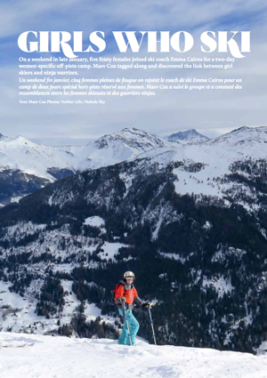 Link to Verbier Life magazine review of Emma's Women's Ski Lessons in Verbier