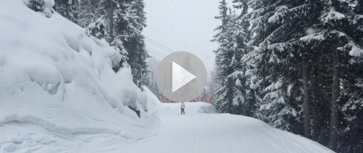 Verbier weather report – it’s crazy up there…