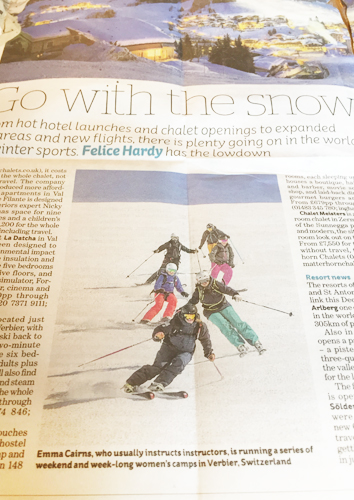 i Newspaper review of Verbier ski school