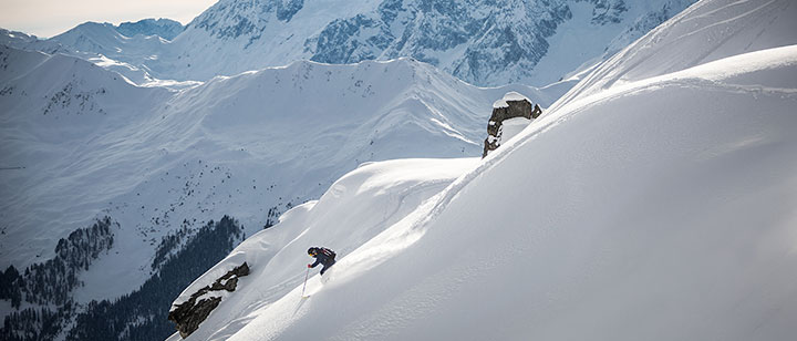 ski touring in verbier